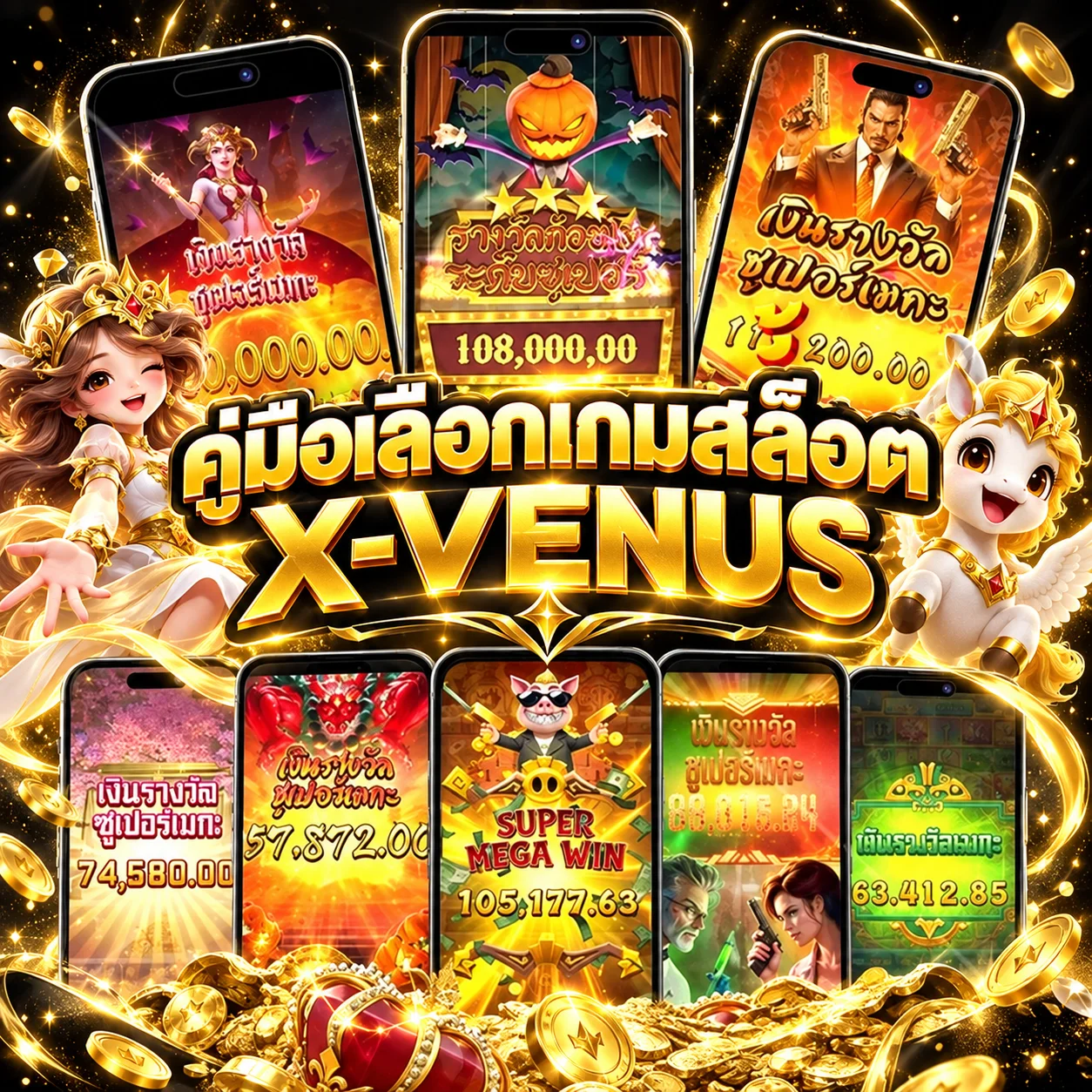 X-VENUS คู่มือเลือกเกมสล็อตสำหรับมือใหม่
